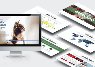 创意商务业务分布总结计划keynote模板 - 顶尖PPT