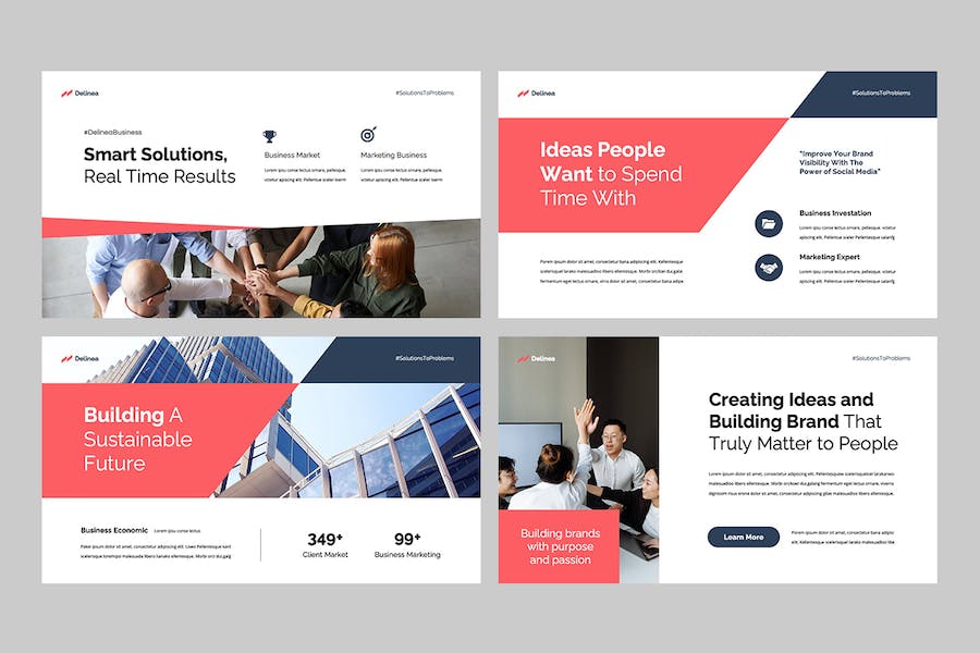 现代商业业务Keynote主题演讲模板 - 顶尖PPT