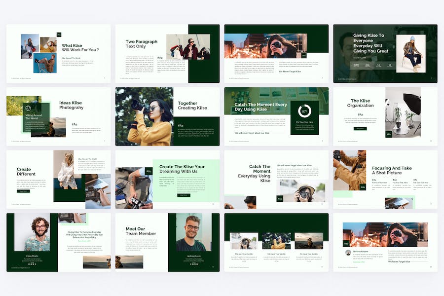 极简主义摄影主题keynote模板 - 顶尖PPT