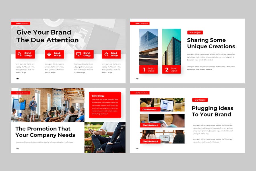 商务清爽现代推介方案PPT模板 - 顶尖PPT