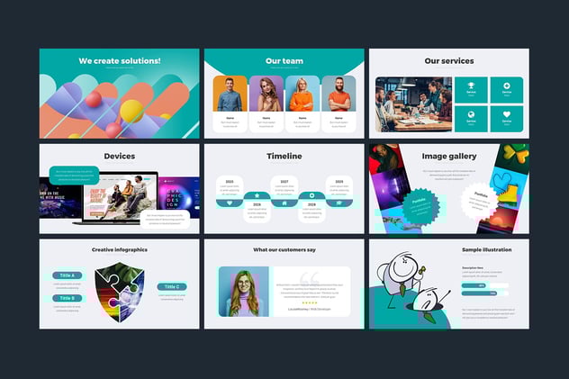 商业投资企业介绍PPT动画模板 - 顶尖PPT