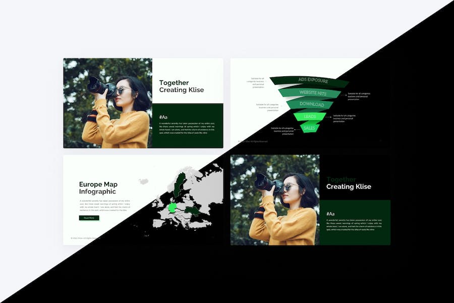 极简主义摄影主题keynote模板 - 顶尖PPT