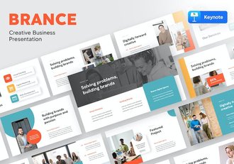 品牌建设商务战略Keynote模板 - 顶尖PPT