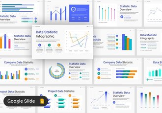 数据分析报告统计展示PPT模板 - 顶尖PPT