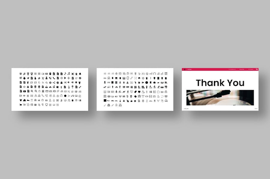 简约风格时尚品牌展示推广keynote模板 - 顶尖PPT