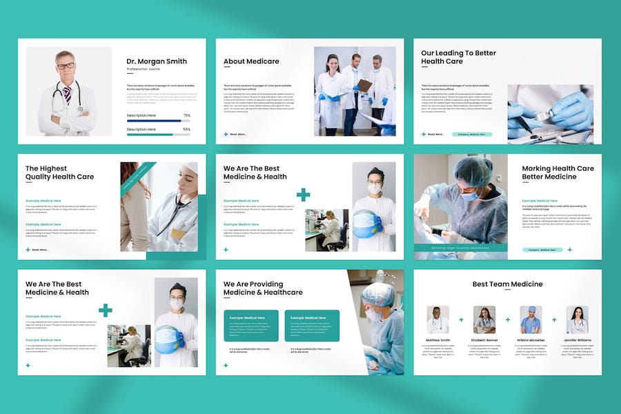 医疗诊疗演讲展示方案PPT模板 - 顶尖PPT