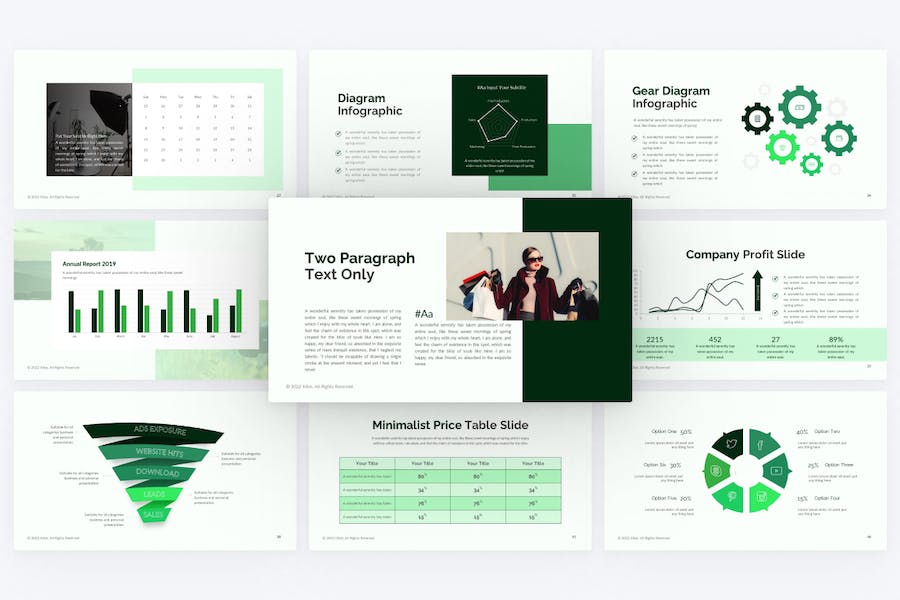 极简主义摄影主题keynote模板 - 顶尖PPT