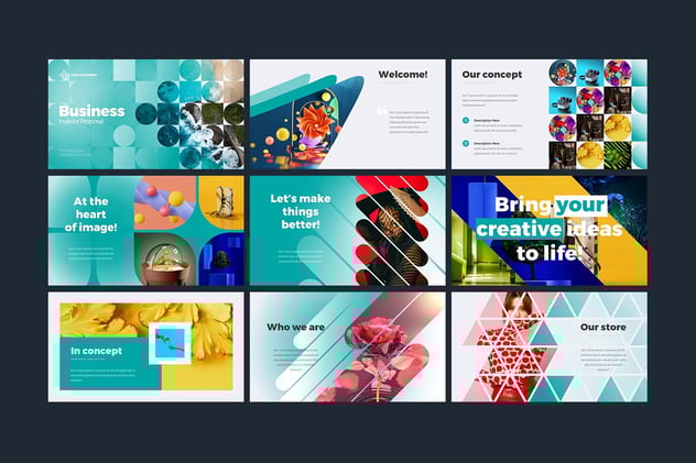 商业投资企业介绍PPT动画模板 - 顶尖PPT