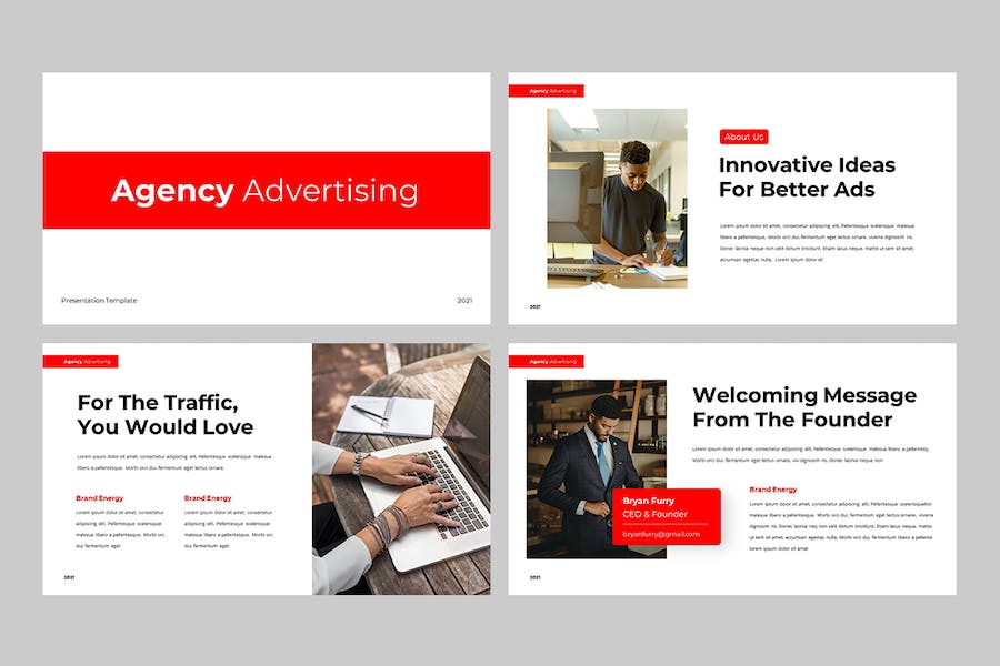 商务清爽现代推介方案PPT模板 - 顶尖PPT