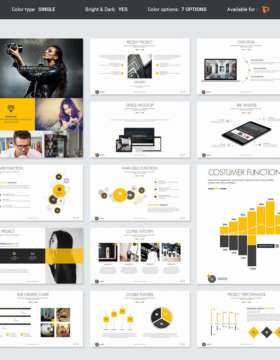 简约商务风格国外通用PPT模板 - 顶尖PPT