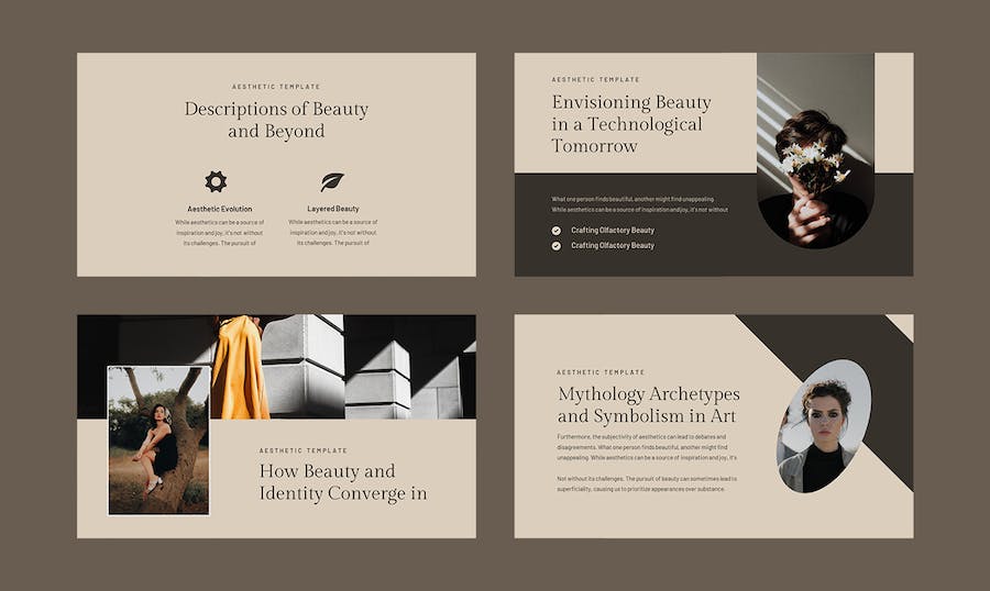 现代极简风美学美妆Keynote主题模板 - 顶尖PPT