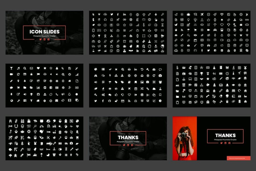 摄影艺术创作品牌Keynote模板 - 顶尖PPT