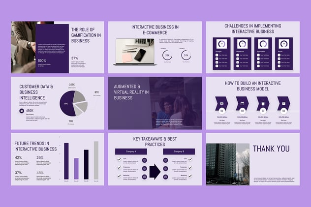 互动业务PPT模板 - 顶尖PPT