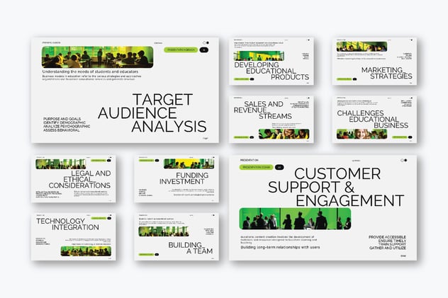 大标题教育培训业务keynote模板 - 顶尖PPT