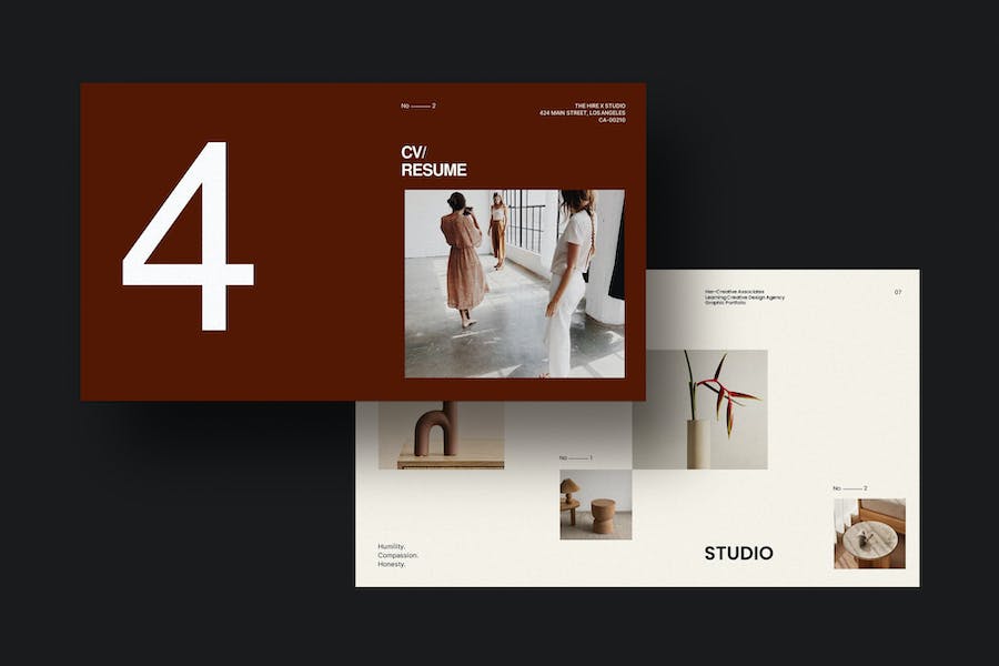 复古极简风格PPT模板 - 顶尖PPT