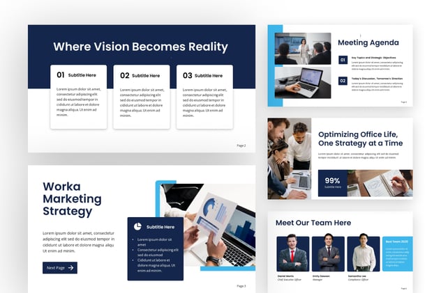 企业管理运营工作总结PPT模板 - 顶尖PPT