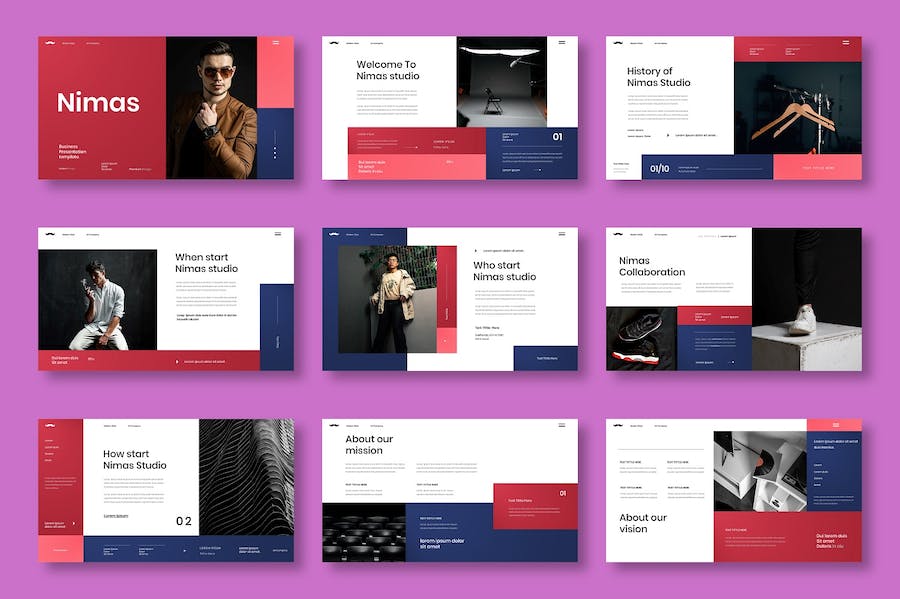 蓝色商务企业品牌推广PPT模板 - 顶尖PPT