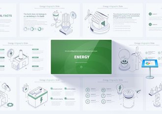 新能源概念图形keynote模板 - 顶尖PPT