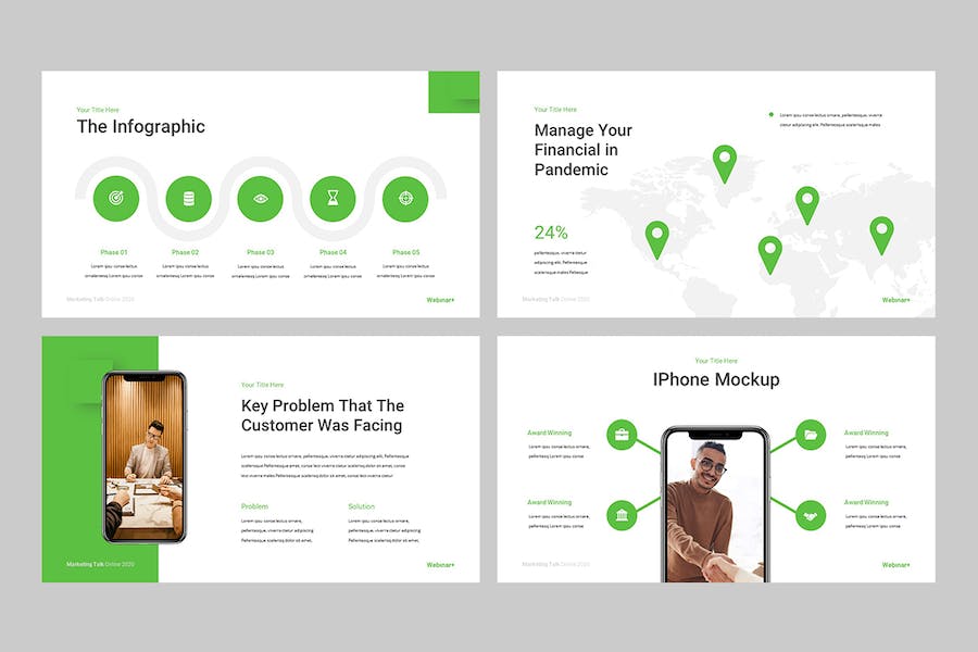 线上知识分享网络研讨会PPT演示模板 - 顶尖PPT