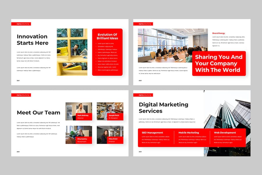 商务清爽现代推介方案PPT模板 - 顶尖PPT