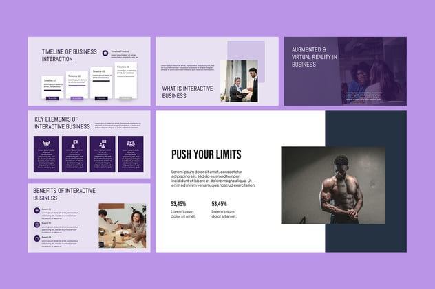 互动业务PPT模板 - 顶尖PPT