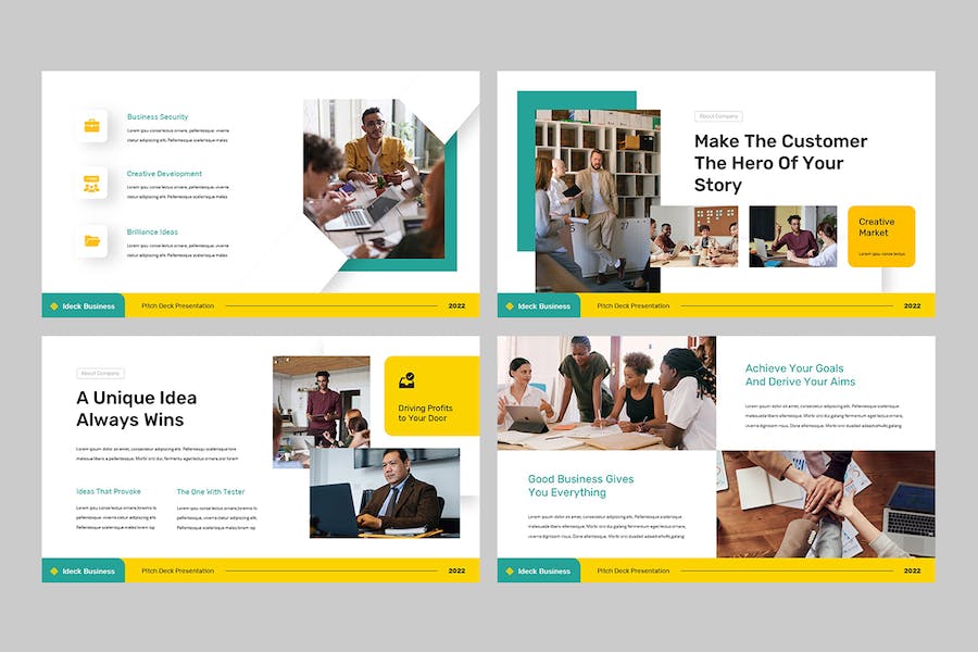 投资者商业创意产品或服务PPT模板 - 顶尖PPT