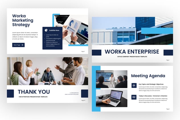 企业管理运营工作总结PPT模板 - 顶尖PPT