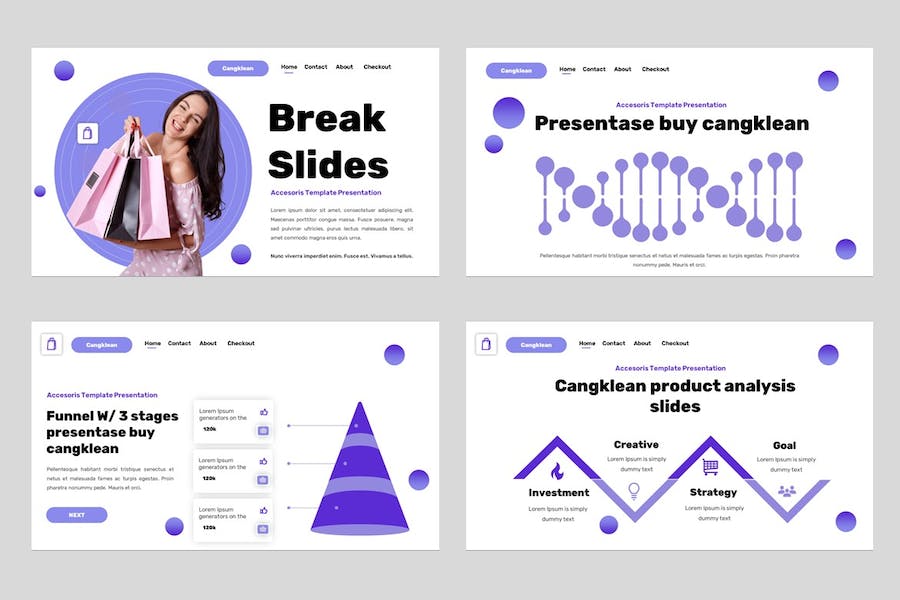 时尚服装配饰品牌推介Keynote模板 - 顶尖PPT