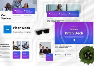 商务品牌基调战略讲述Keynote模板 - 顶尖PPT