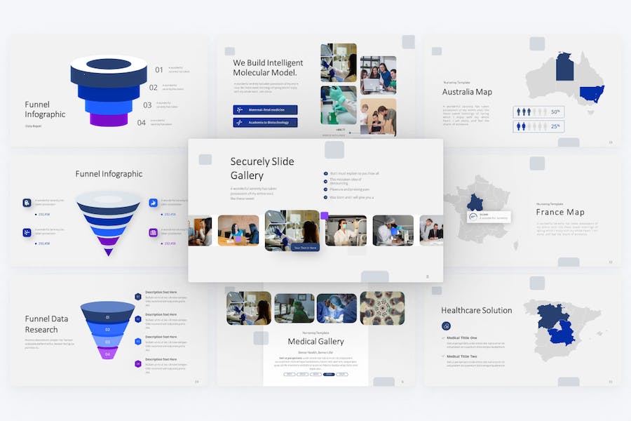 专业儿童医疗托儿所国外PPT模板 - 顶尖PPT