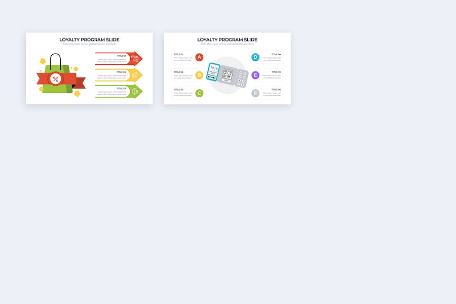 营销忠诚度客户计划信息图形Keynote模板 - 顶尖PPT
