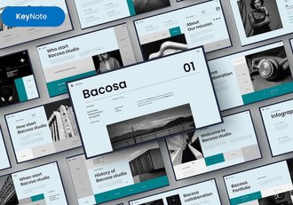 大气杂志商务风商业计划企业合作多用途keynote模板 - 顶尖PPT