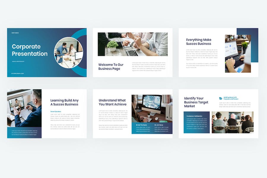 定制企业业务演示PPT模板 - 顶尖PPT