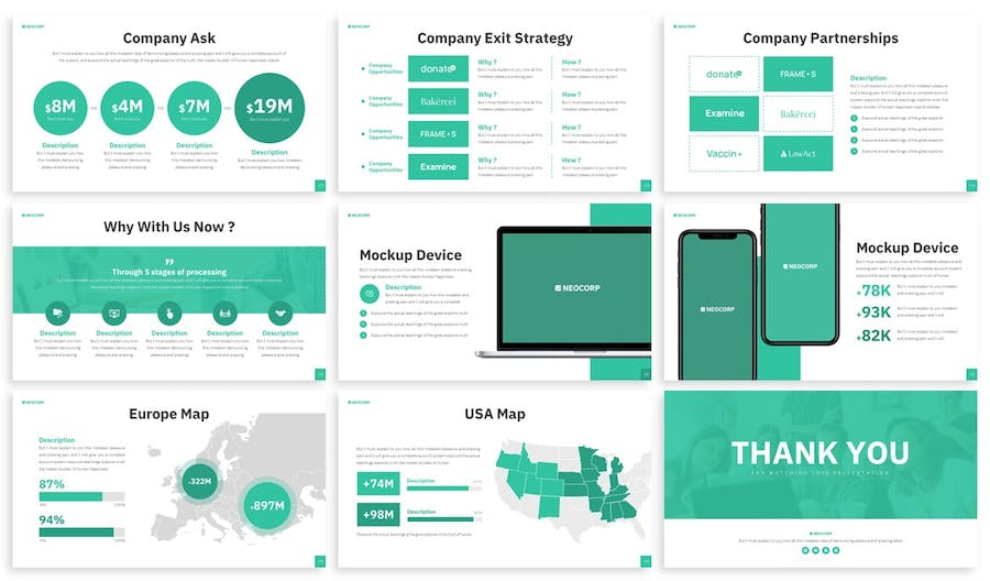 商务风格团队展示计划总结PPT模板 - 顶尖PPT