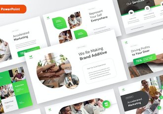 创意设计作品集展示PPT模板 - 顶尖PPT