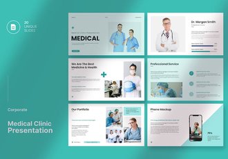 医疗保健讲述推介方案PPT模板 - 顶尖PPT