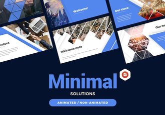 极简创意企业解决方案商业计划企业合作通用keynote模板动画 - 顶尖PPT