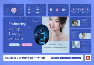 美容护肤品PPT模板 - 顶尖PPT