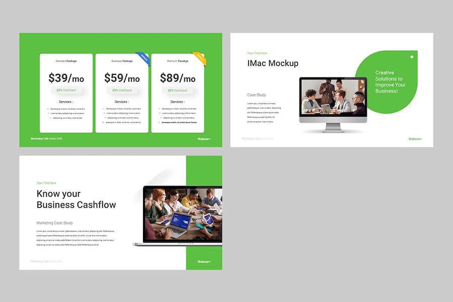 线上知识分享网络研讨会PPT演示模板 - 顶尖PPT