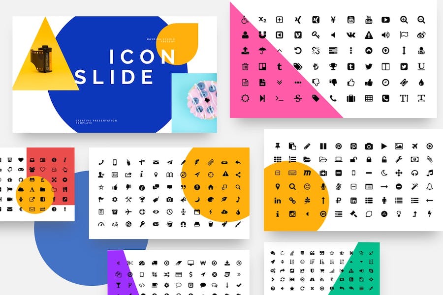 粉笔流行艺术涂鸦风格PPT模板 - 顶尖PPT