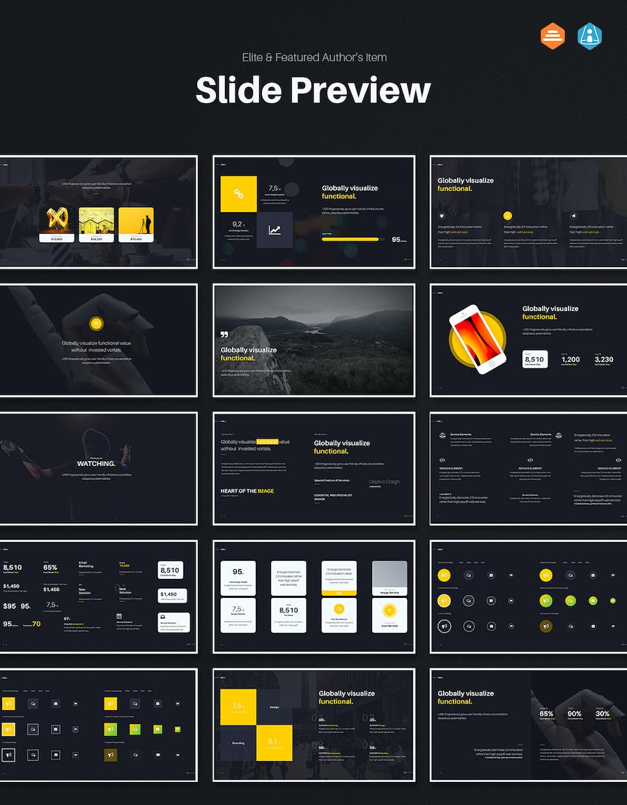 多用途企业介绍发展历程团队展示PPT模板 - 顶尖PPT