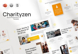 慈善机构文案展示宣传PPT模板 - 顶尖PPT
