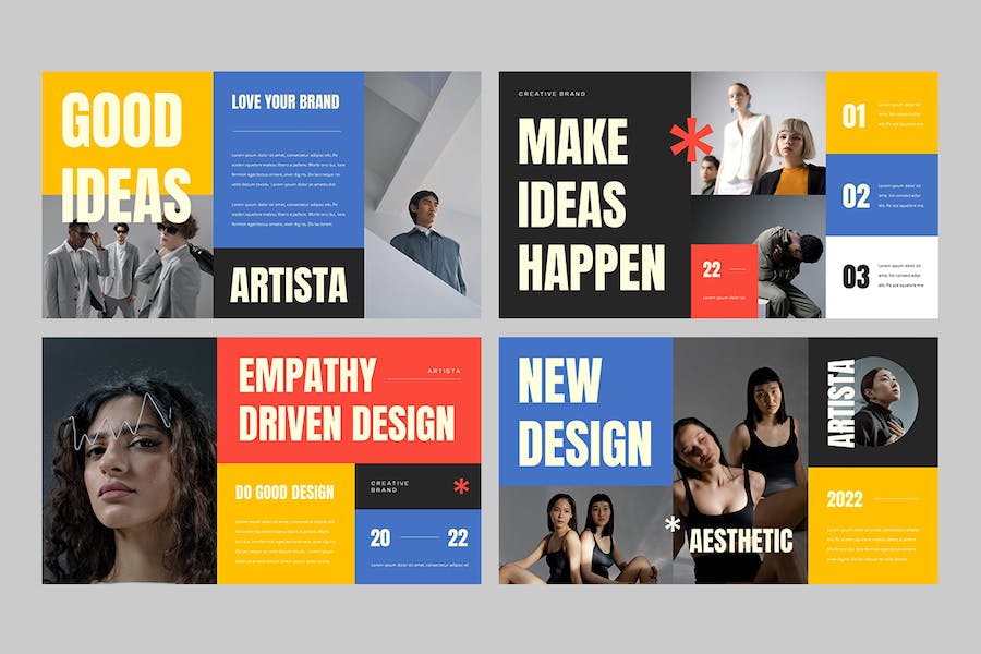 国外艺术创意展示Keynote模板 - 顶尖PPT