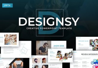 设计创意工作室团队介绍展示案例展示项目合作PPT模板 - 顶尖PPT