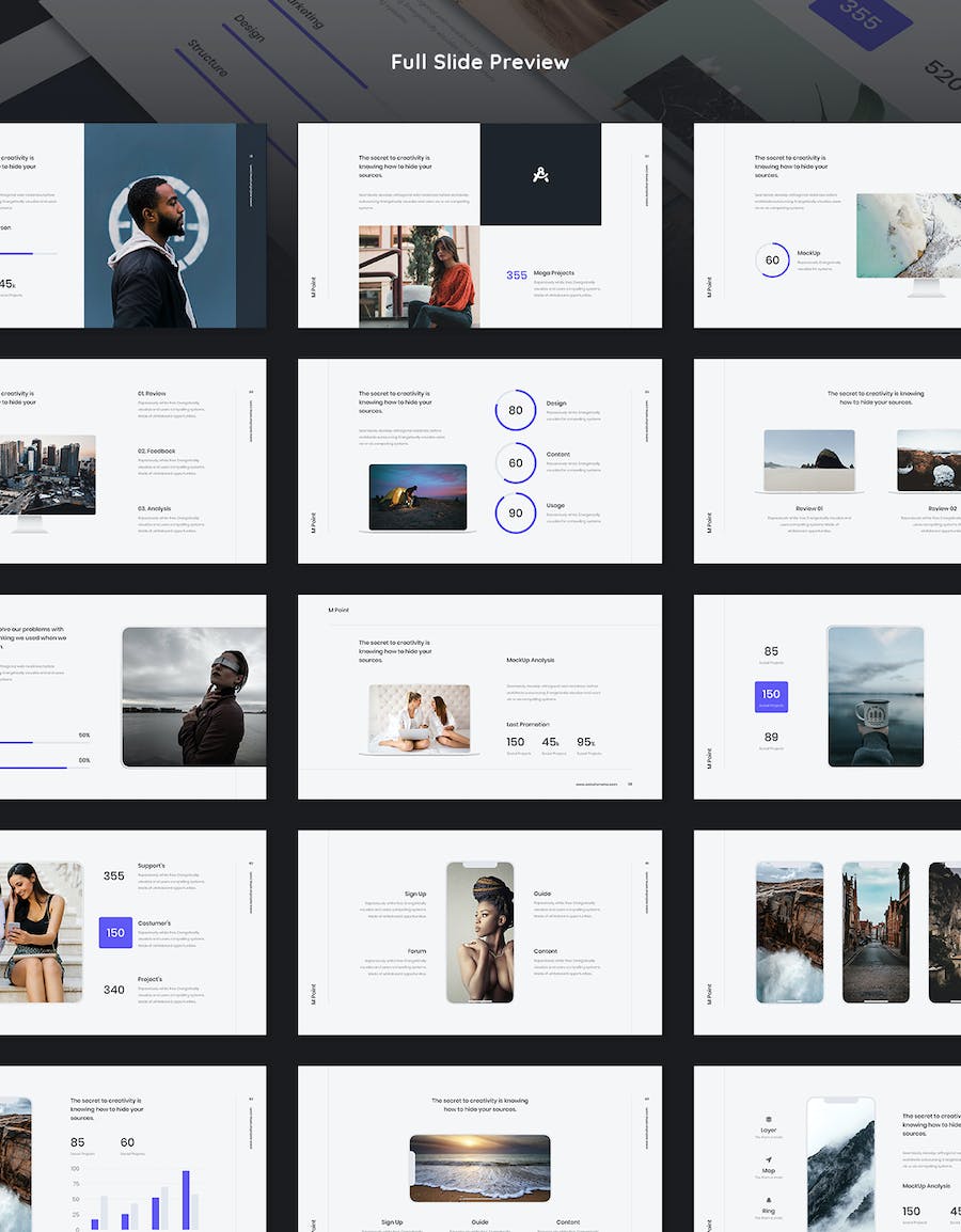 极简品牌营销策划业务合作报告PPT模板 - 顶尖PPT