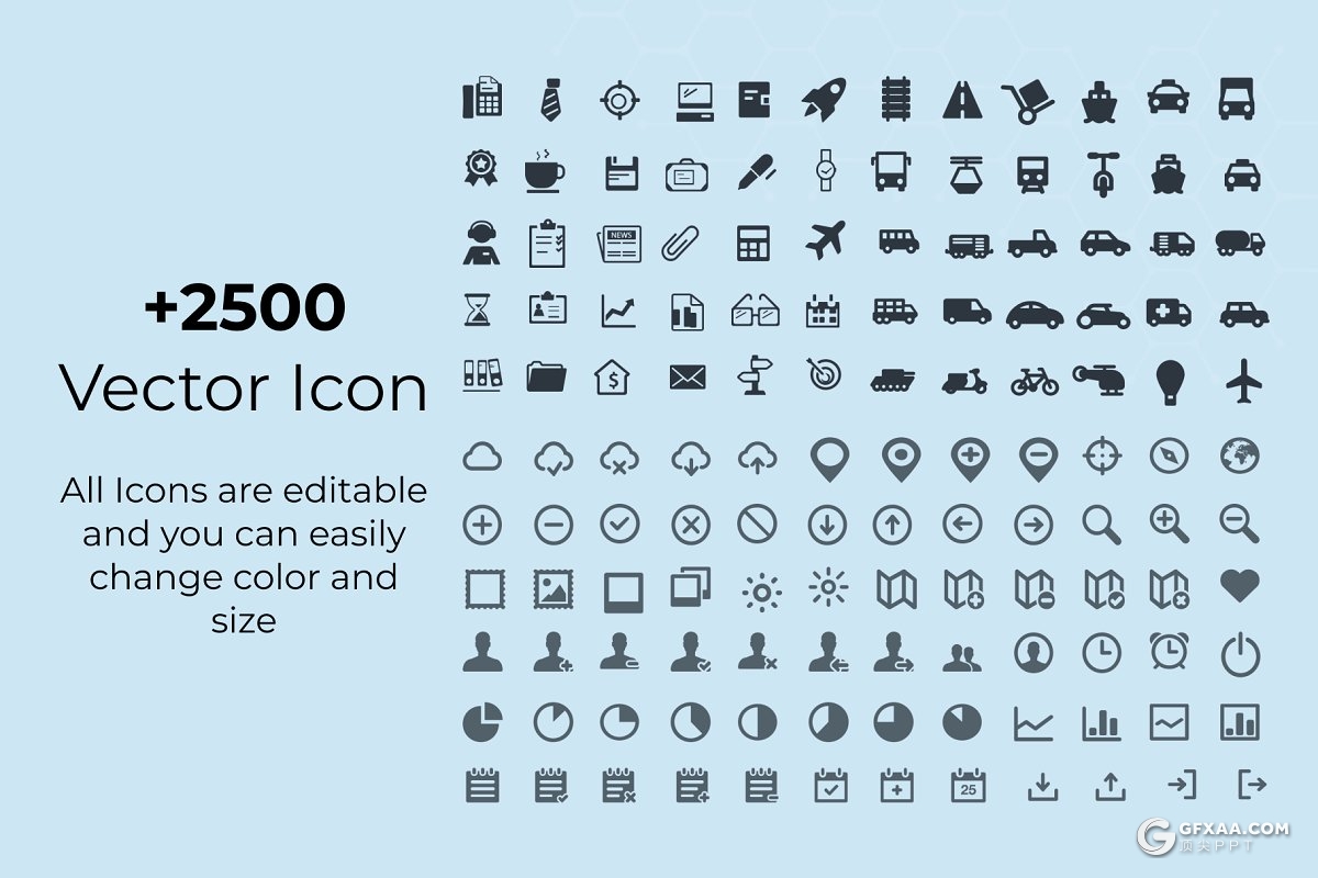 微立体创意圆形PPT商务图形可编辑卡通人物PPT商务逻辑图形模板 - 顶尖PPT