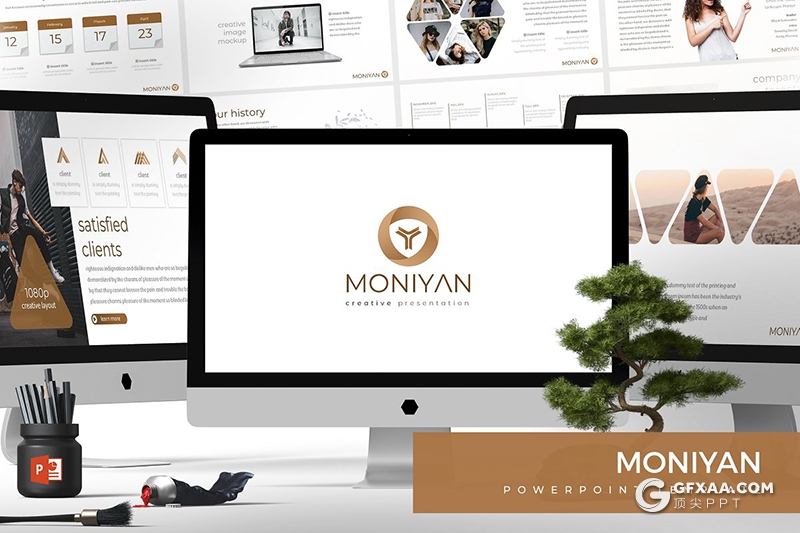 30页扁平化欧美商务工作汇报计划多用途PPT模板 5种主题配色 - 顶尖PPT