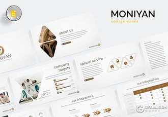 30页扁平化欧美商务工作汇报计划多用途Google slides模板 5种主题配色 - 顶尖PPT