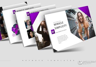 30页国外高端大气多用途keynote模板 5种主题配色 - 顶尖PPT