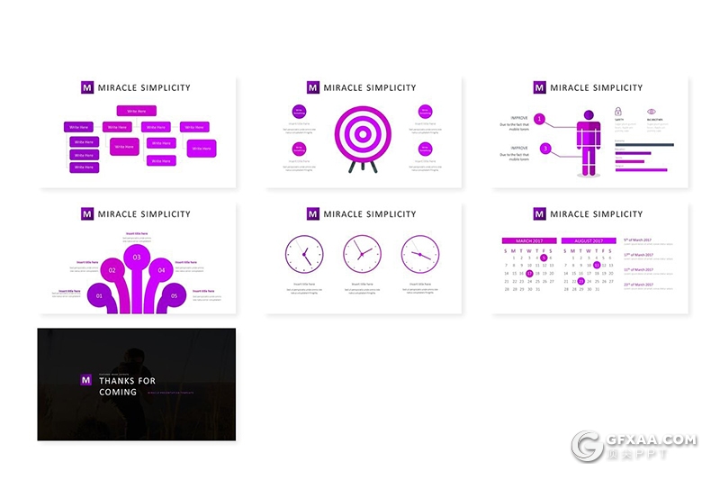 30页国外高端大气多用途keynote模板 5种主题配色 - 顶尖PPT